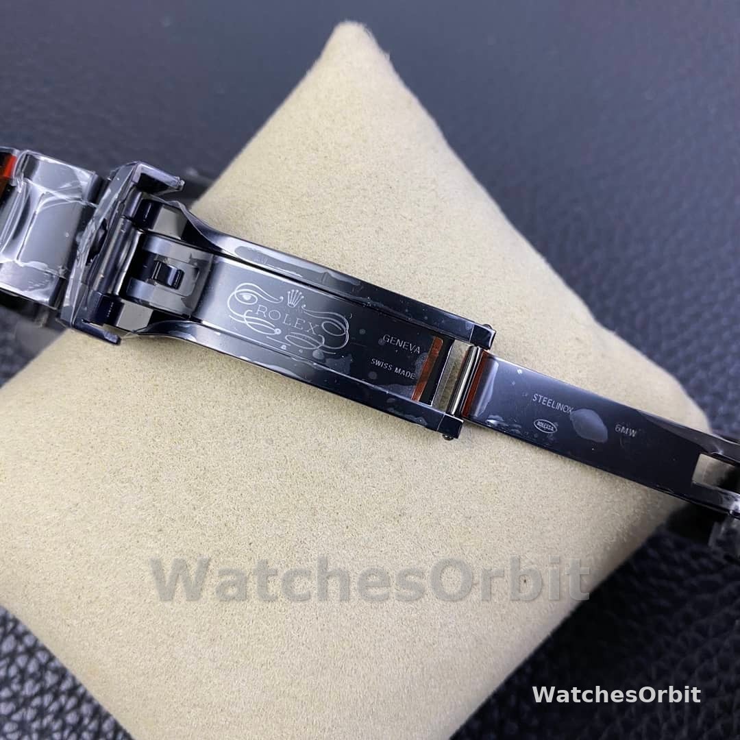 Rolex GMT Master II Black PVD/DLC Coated Black Dial Stainless Steel 16710 Men's Watch