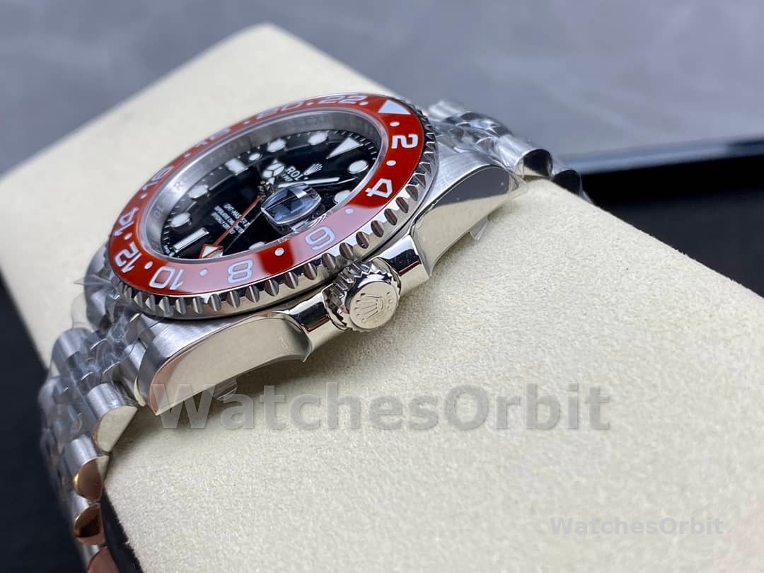 Rolex GMT Master II Pepsi 126710BLRO Jubilee Mint Black Dial 40MM Men's Watch