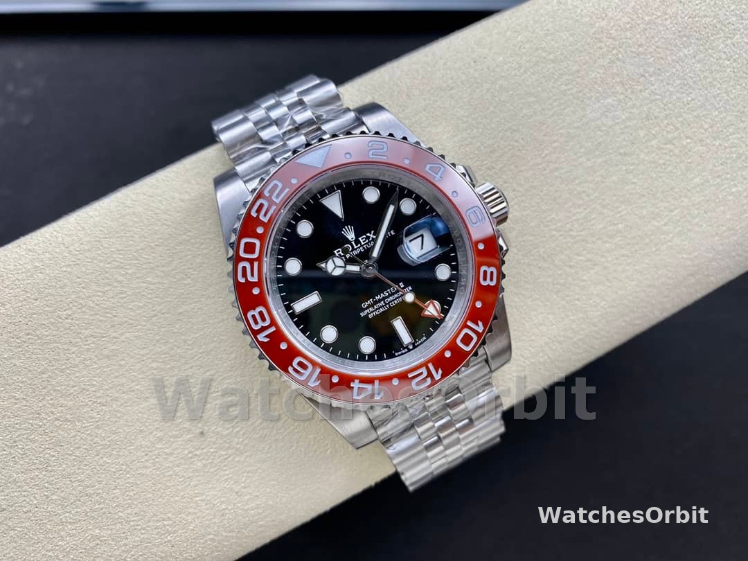 Rolex GMT Master II Pepsi 126710BLRO Jubilee Mint Black Dial 40MM Men's Watch