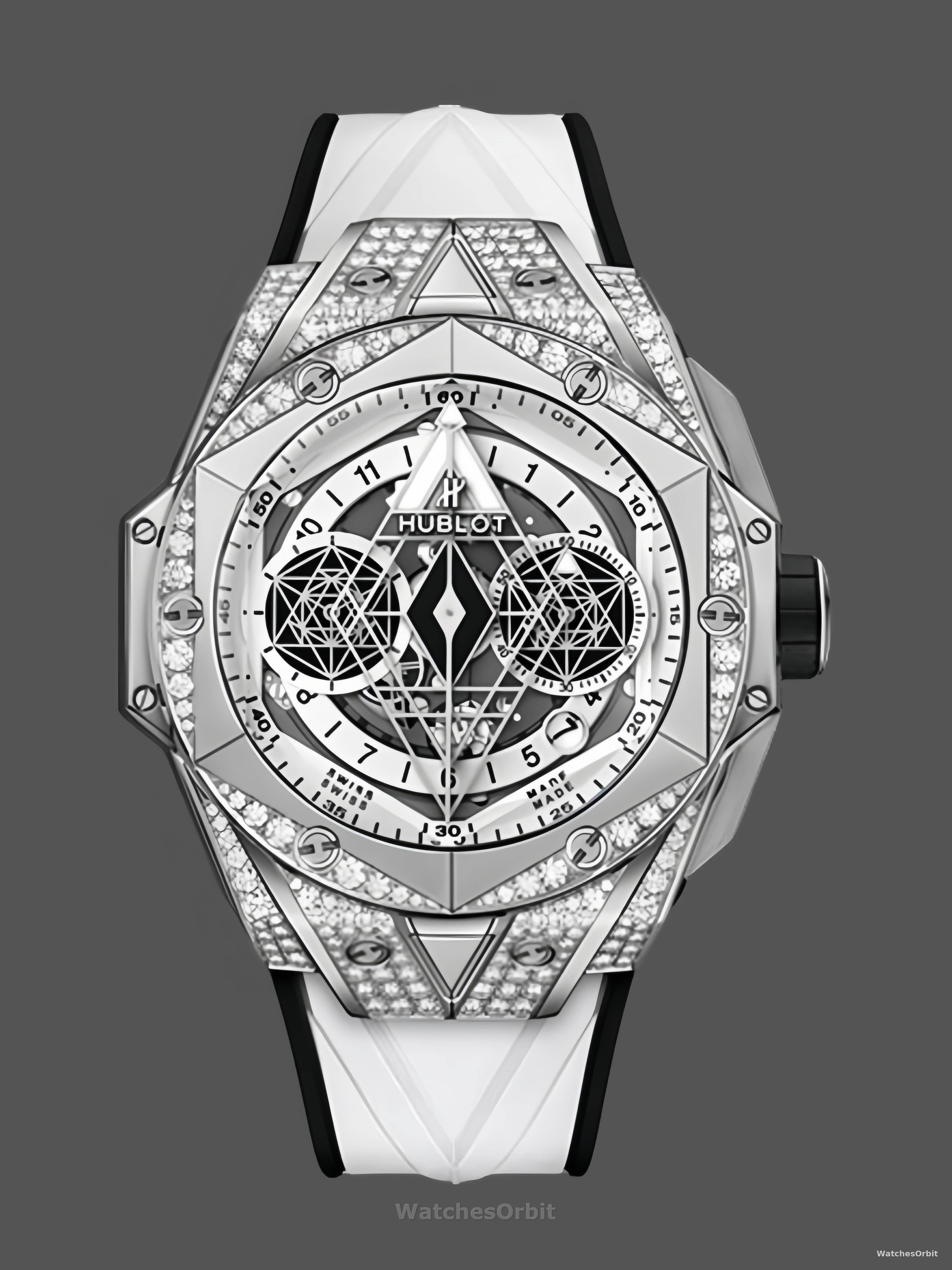 418.NX.2001.RX.1604.MXM20 Hublot Big Bang Partnerships Sang Bleu II Titanium Diamond