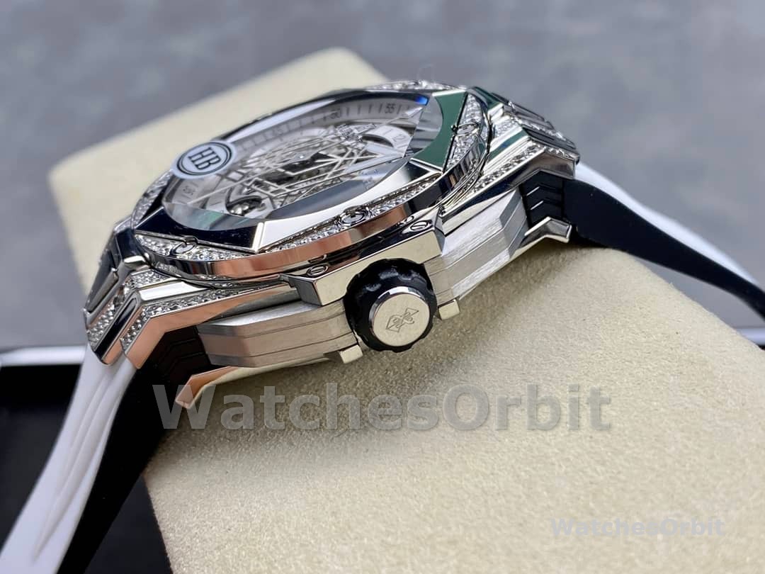 418.NX.2001.RX.1604.MXM20 Hublot Big Bang Partnerships Sang Bleu II Titanium Diamond