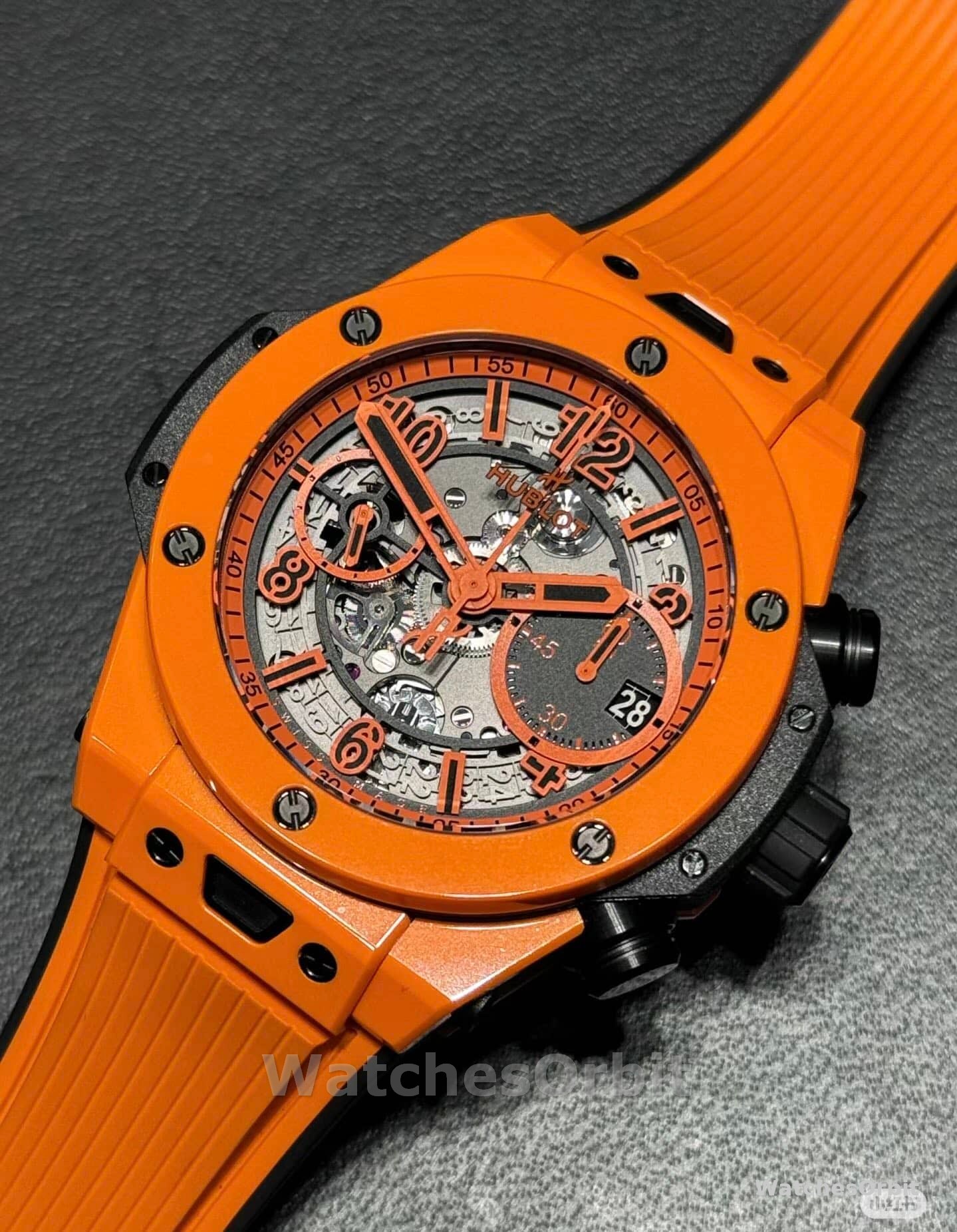 Hublot Big Bang Unico Orange Ceramic 42mm 441.CU.5910.RX