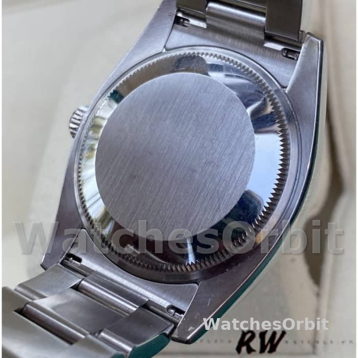 Rolex Oyster Perpetual Air-King 114200 Silver Dial 34mm Unisex replica watch