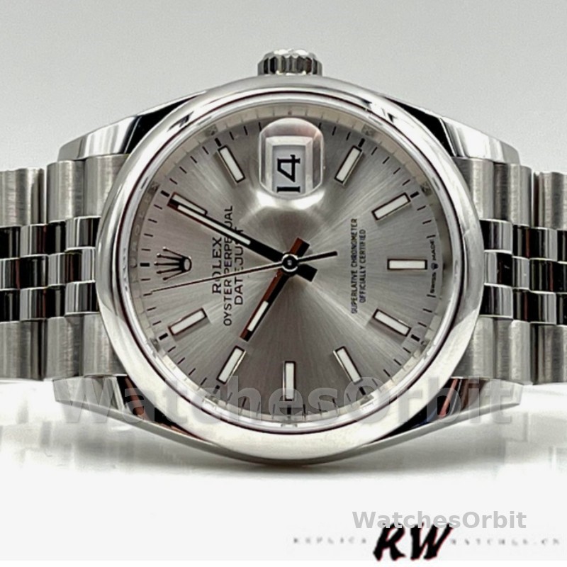 Rolex Datejust 126200 Silver Dial Stainless Steel 36MM Unisex Replica Watch