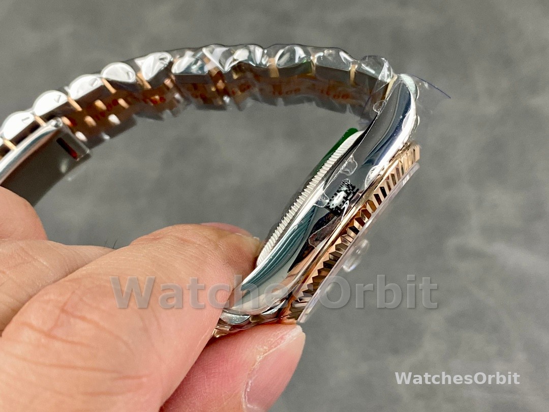 Rolex DateJust 126231 Two-Tone SS Rose Gold Grey Rhodium Dial