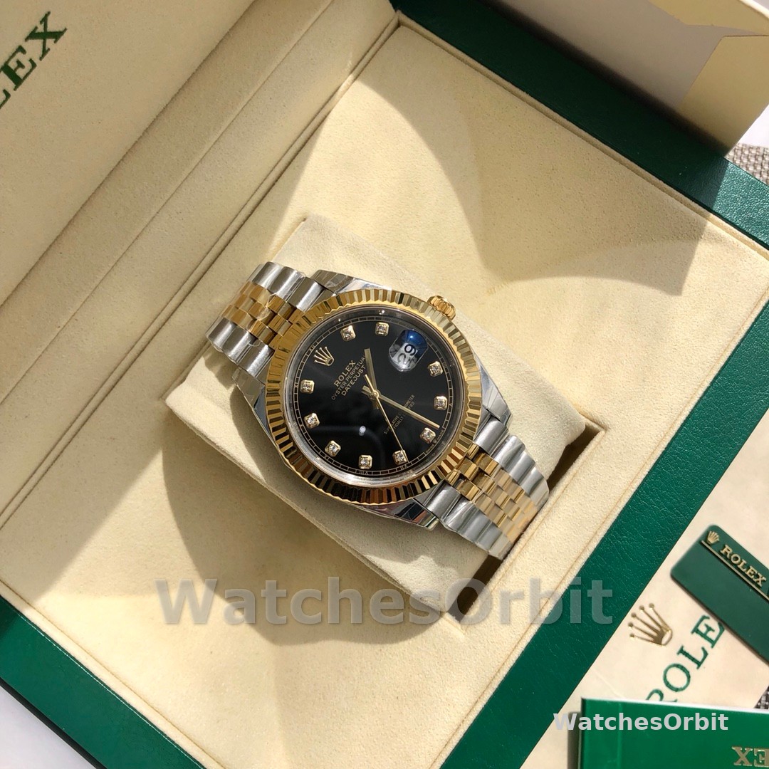 Rolex Datejust 126233 Black Diamond Dial 36MM Unisex Replica Watch