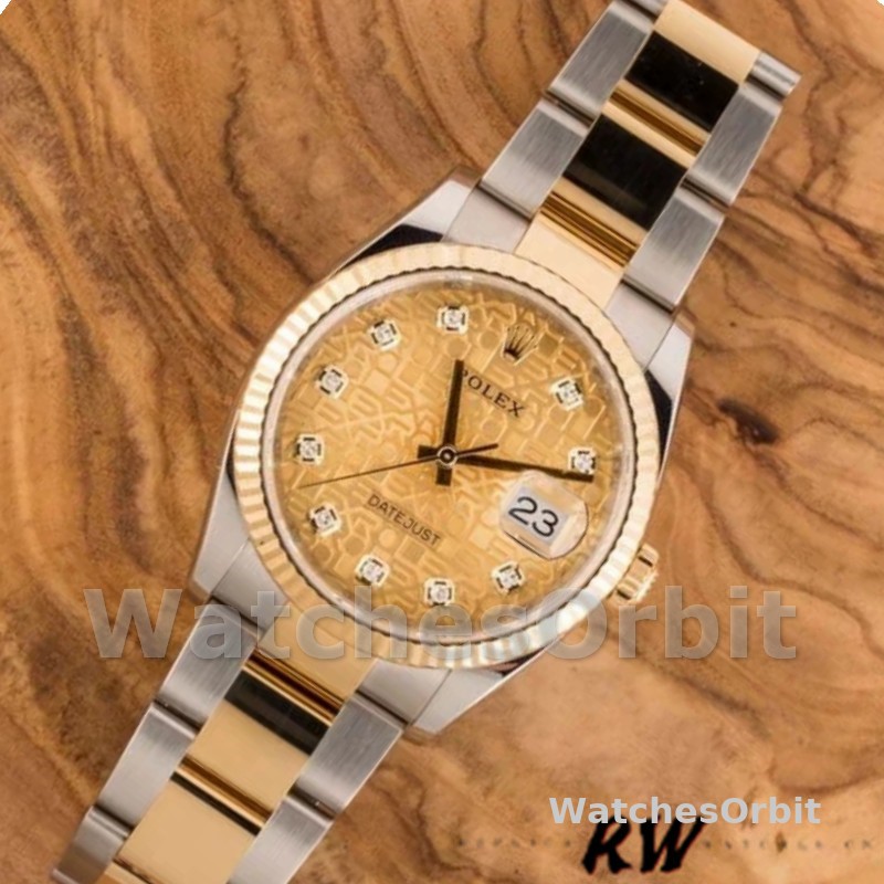 Rolex Datejust 126233 Champagne Jubilee Dial 36MM Unisex Replica Watch