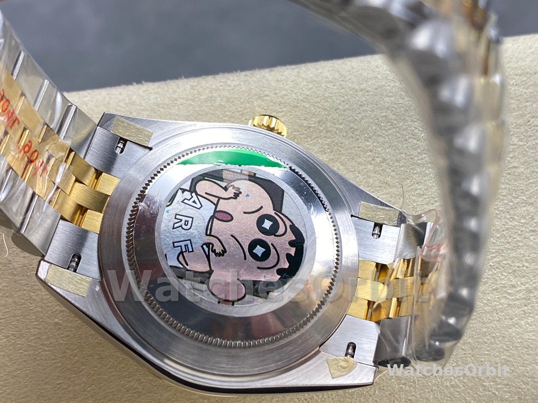 Rolex Datejust 126233 Champagne Motif dial Fluted Bezel 36MM Unisex Replica Watch