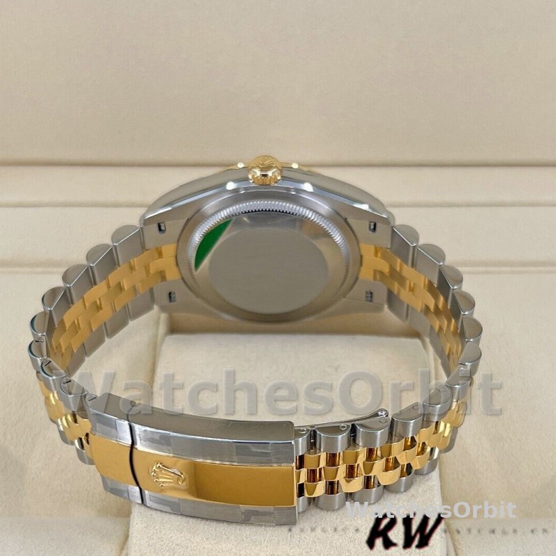 Rolex Datejust 126233 Golden Palm Motif Dial Fluted Bezel 36MM Unisex Replica Watch