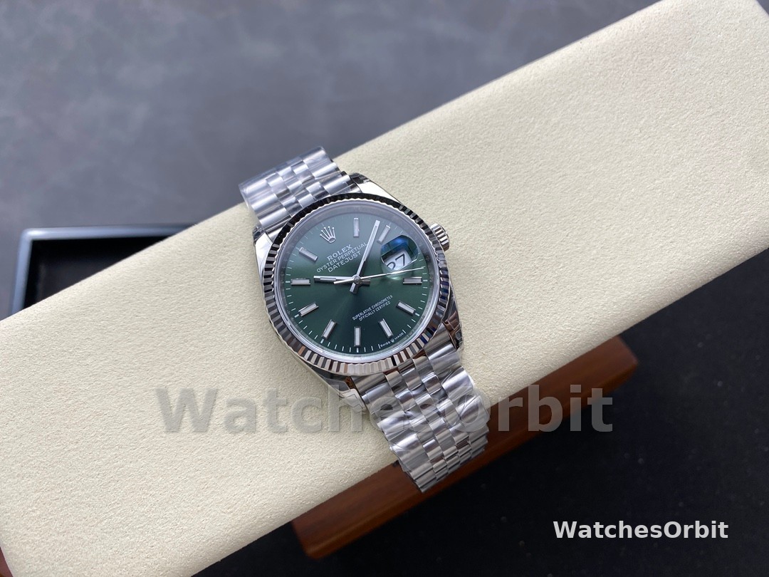 Rolex Datejust 126234 Stainless Steel Mint Green Dial 36MM Unisex Replica Watch
