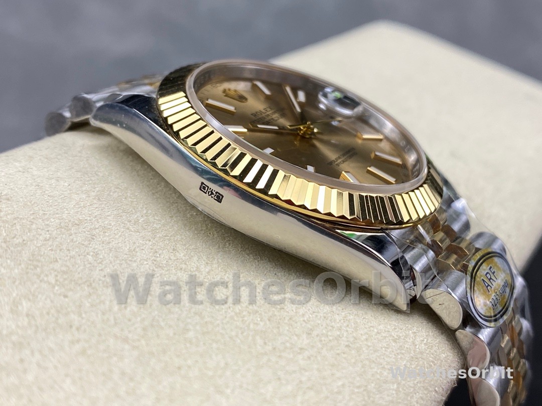 Rolex Datejust 126333 0010 Champagne Index Jubilee 41mm Two Tone Steel