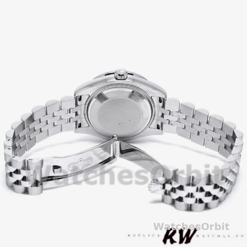 Rolex Datejust 178384 Stainless Steel Black Sunburst dial 31MM Lady Replica Watch