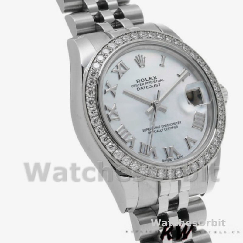 Rolex Datejust 178384 White Mother of pearl Dial 31MM Lady Replica Watch