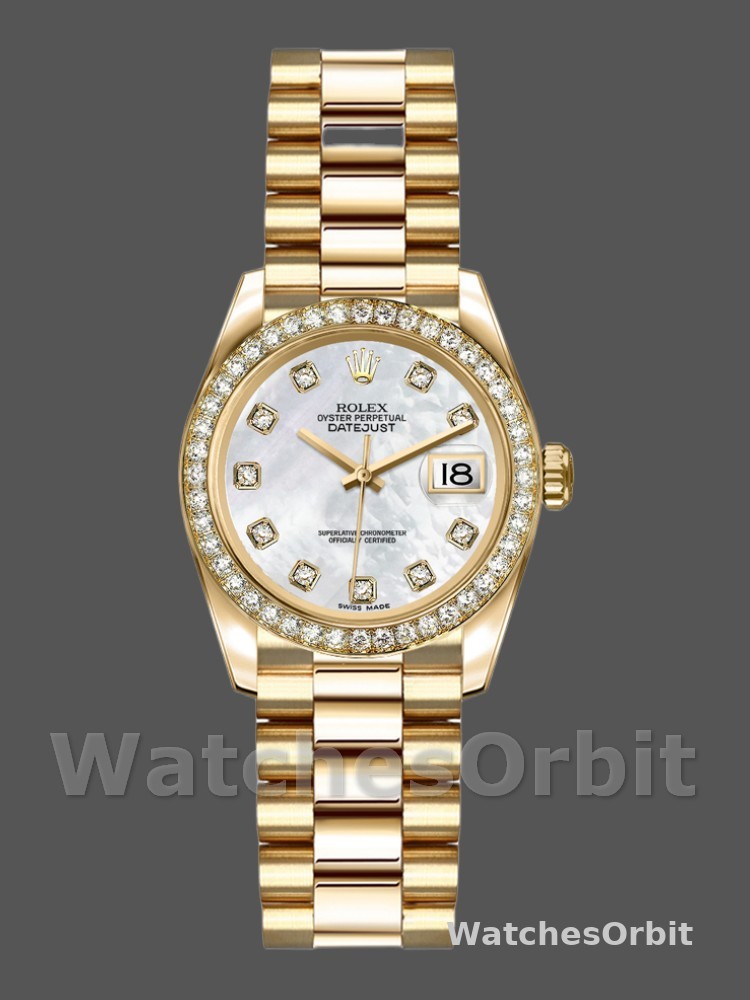 Rolex Datejust 179138 Mother Of Pearl Diamond Dial 26MM Lady Replica Watch