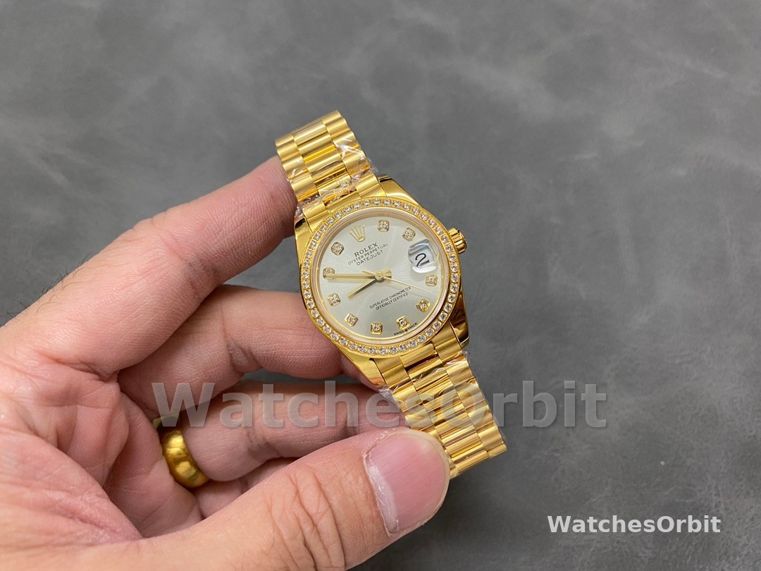 Rolex Datejust 179138 Silver Diamond Dial 26MM Lady Replica Watch