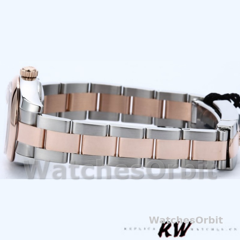 Rolex Datejust 179161 Stainless Steel and Everose Gold Chocolate Brown Dial 26MM Lady Replica Watch