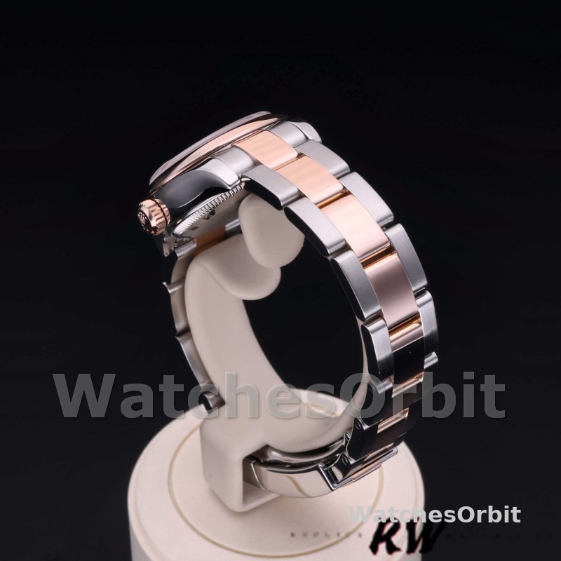 Rolex Datejust 179161 Stainless Steel and Everose Gold Concentric Circle Silver Dial 26MM Lady Replica Watch