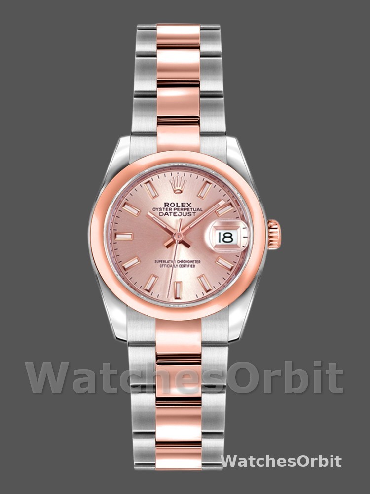 Rolex Datejust 179161 Stainless Steel and Everose Gold Pink Index Dial 26MM Lady Replica Watch