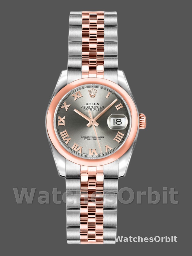 Rolex Datejust 179161 Stainless Steel and Everose Gold Steel Roman Dial 26MM Lady Replica Watch