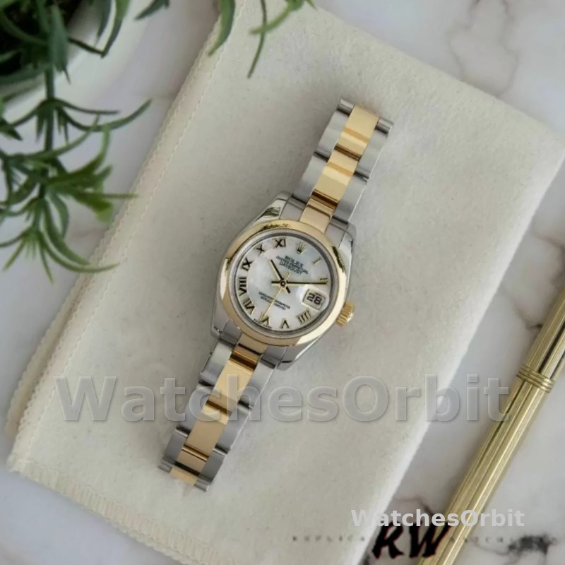 Rolex Datejust 179163 Mother of Pearl Roman Dial 26MM Lady Replica Watch
