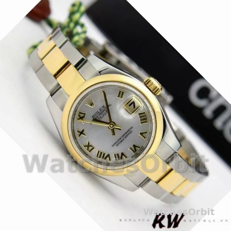 Rolex Datejust 179163 Mother of Pearl Roman Dial 26MM Lady Replica Watch