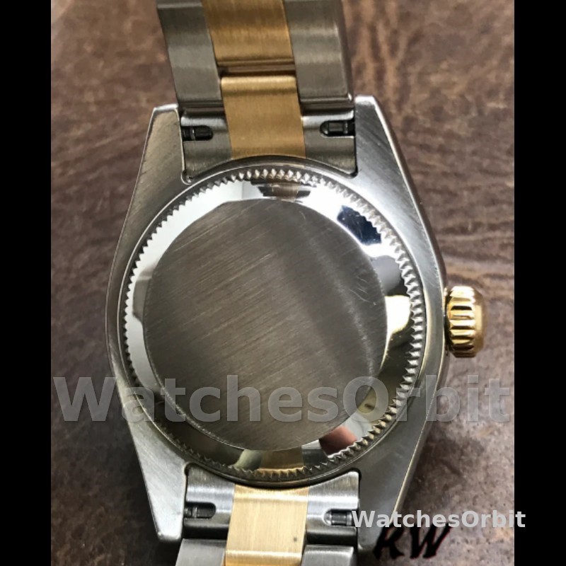 Rolex Datejust 179163 Silver Diamond Dial Domed Dezel 26MM Lady Replica Watch