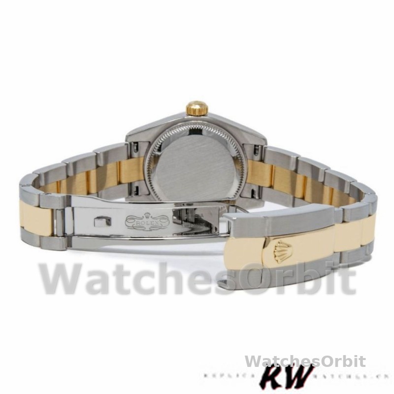 Rolex Datejust 179163 Smooth Bezel Pyramid Ivory Dial 26MM Lady Replica Watch