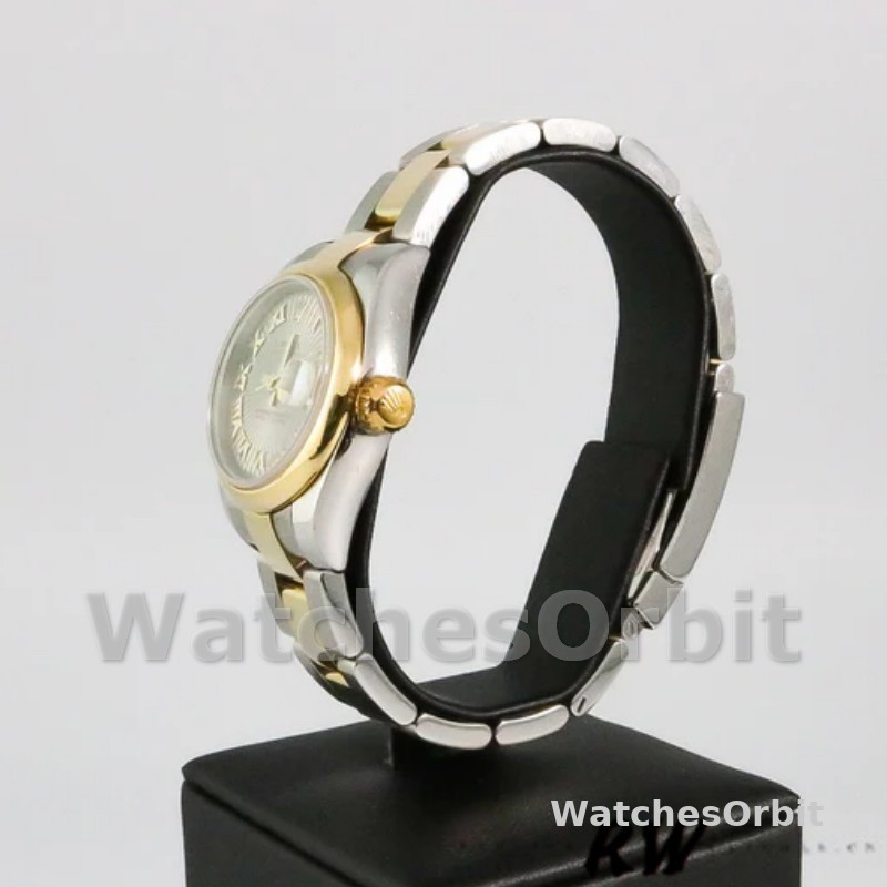 Rolex Datejust 179163 Sunbeam Gray Dial Domed Dezel 26MM Lady Replica Watch