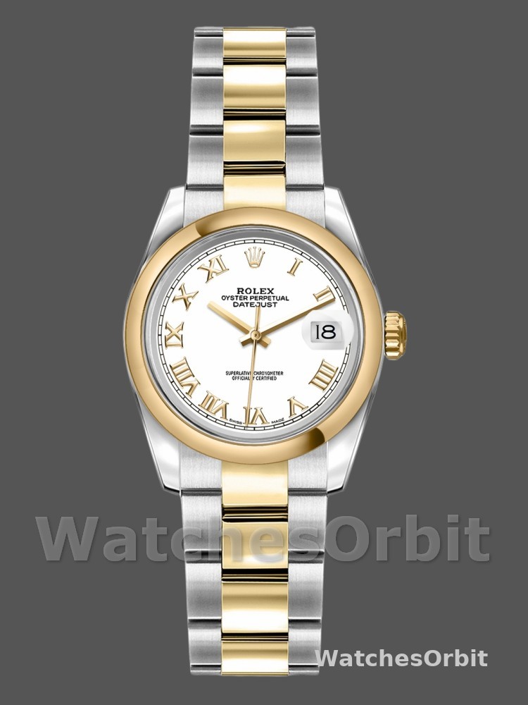 Rolex Datejust 179163 White Roman Numeral Dial 26MM Lady Replica Watch