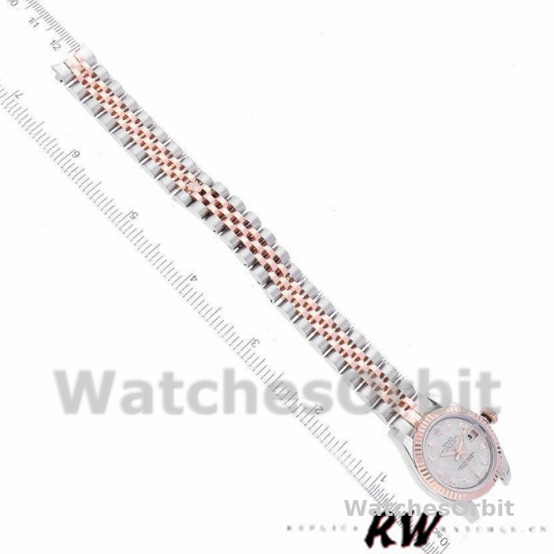 Rolex Datejust 179171 Diamond Meteorite Dial Fluted Bezel 26MM Lady Replica Watch