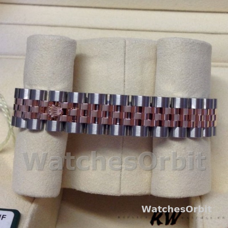 Rolex Datejust 179171 Pink Roman Numeral Dial Fluted Bezel 26MM Lady Replica Watch