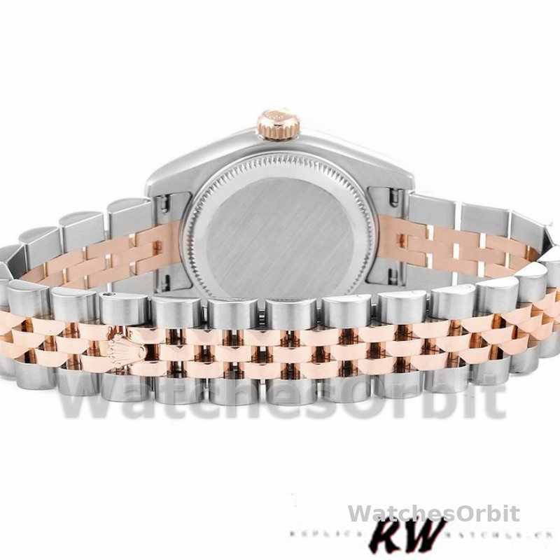 Rolex Datejust 179171 Silver jubilee anniversary Dial Fluted Bezel 26MM Lady Replica Watch