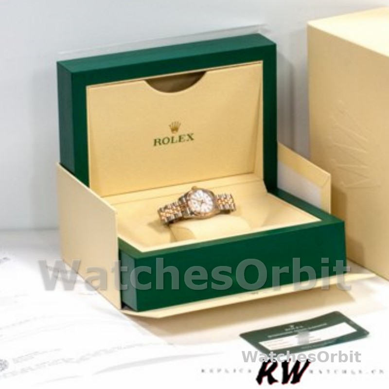 Rolex Datejust 179171 White Dial Fluted Bezel 26MM Lady Replica Watch