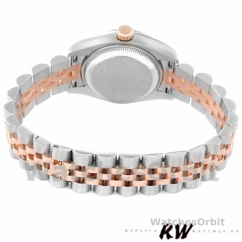 Rolex Datejust 179171 White Diamond Dial Fluted Bezel 26MM Lady Replica Watch