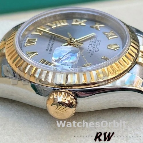 Rolex Datejust 179173 Grey Roman Numeral Dial 26MM Lady Replica Watch