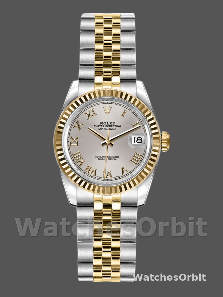 Rolex Datejust 179173 Silver Roman Numeral Dial 26MM Lady Replica Watch