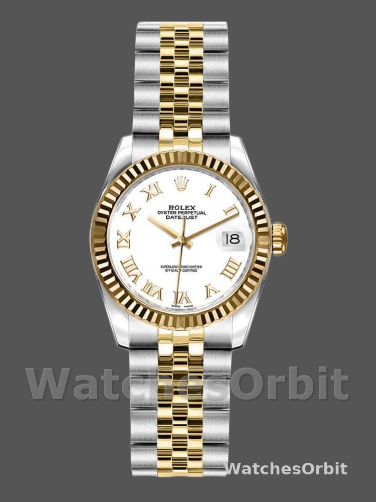 Rolex Datejust 179173 White Roman Numeral Dial 26MM Lady Replica Watch