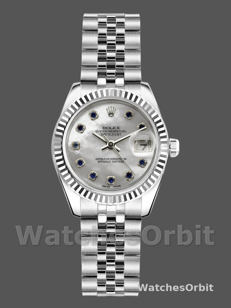 Rolex Datejust 179174 Mother of Pearl White Dial 26MM Lady Replica Watch