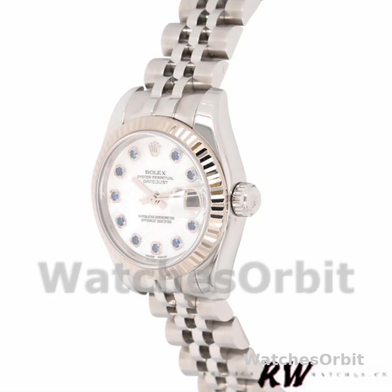 Rolex Datejust 179174 Mother of Pearl White Dial 26MM Lady Replica Watch