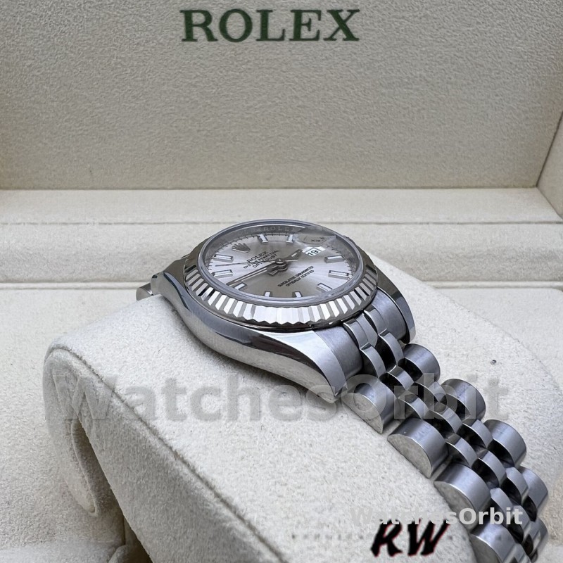 Rolex Datejust 179174 Silver Index Dial Fluted Bezel 26MM Lady Replica Watch