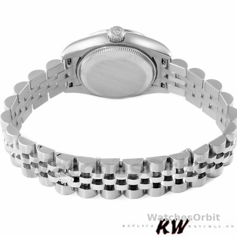 Rolex Datejust 179174 Silver Roman Dial Fluted Bezel 26MM Lady Replica Watch