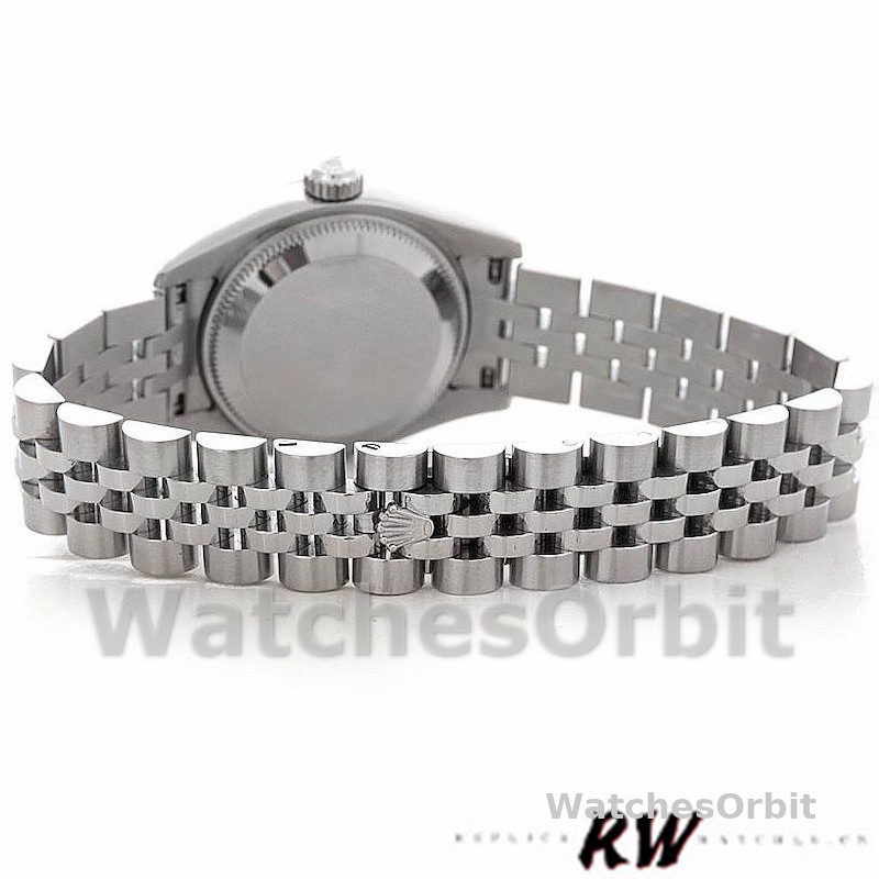 Rolex Datejust 179174 Sodalite Diamond Dial Fluted Bezel 26MM Lady Replica Watch
