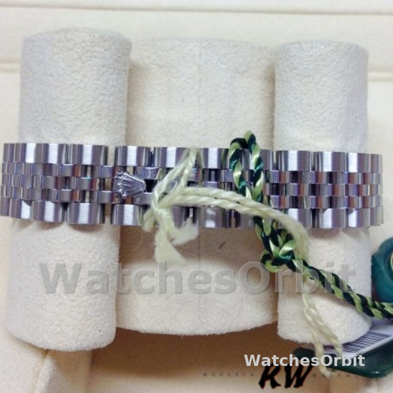 Rolex Datejust 179174 White Diamond Dial Fluted Bezel 26MM Lady Replica Watch