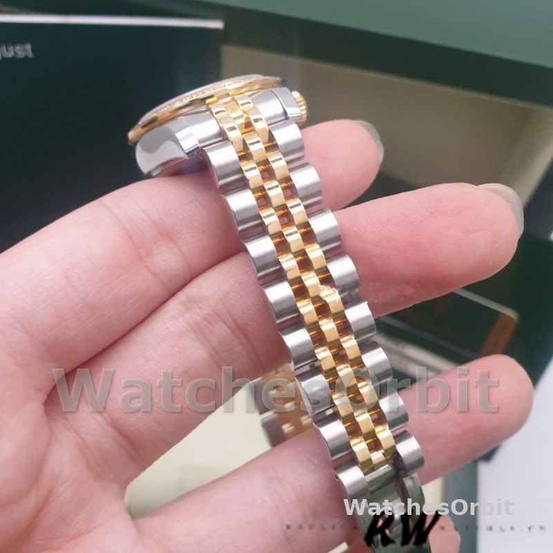 Rolex Datejust 179383 Crystal Gold Dust Champagne Dial 26MM Lady Replica Watch