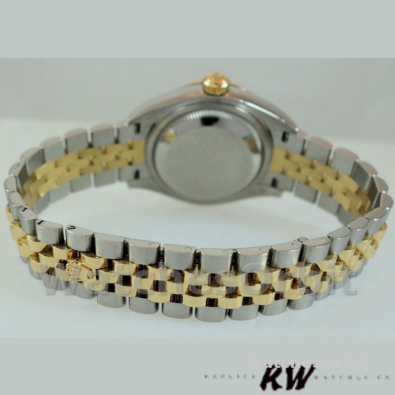 Rolex Datejust 279163 Champagne Index Dial Domed Bezel 28mm Lady Replica Watch