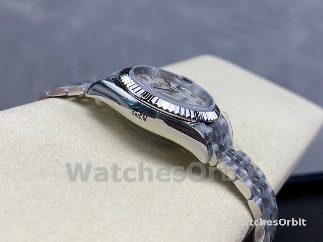 Rolex Datejust 279174 Stainless Steel Mother Of Pearl Diamond Dial 28mm Lady Replica Watch