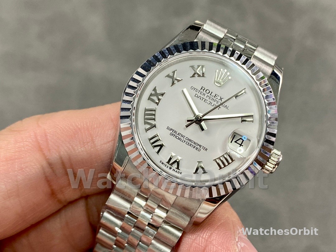 Rolex Datejust 279174 Stainless Steel Silver Roman Numeral Dial 28mm Lady Replica Watch