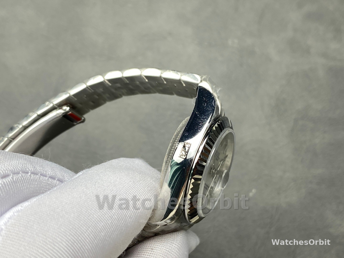 Rolex Datejust 28 Automatic Silver Dial White Gold and Steel M279174 0005 Women's Watch