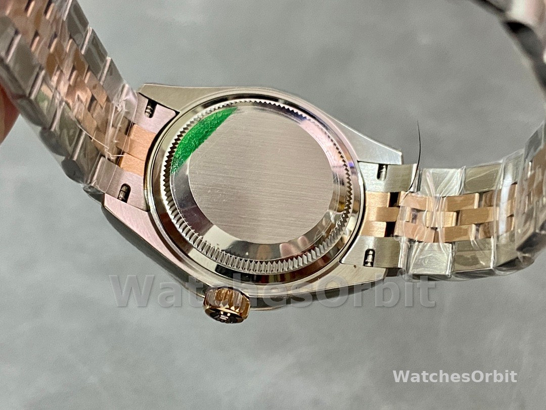 Rolex Datejust 28 Chocolate Index Steel & Rose Gold m279171 0009 Women's Watch