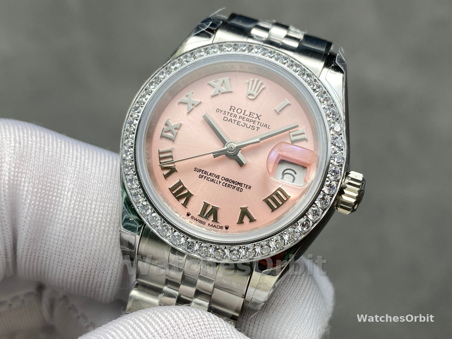 Rolex Datejust 28 Pink Roman Jubilee 279384RBR 0005 Women's Watch